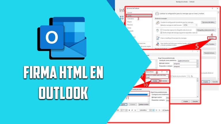 C Mo Insertar Una Firma Html En Outlook Actualizado Diciembre