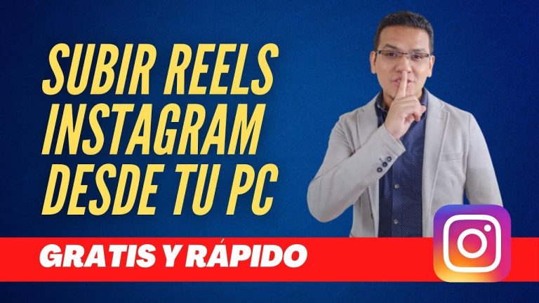 ¿Cómo subir un reels a Instagram desde PC?