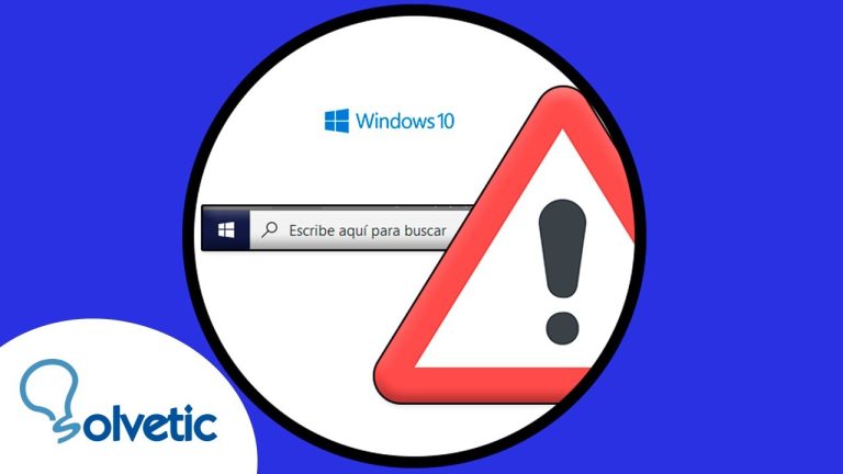 ¿Cómo hacer para escribir en el buscador de Windows 10?