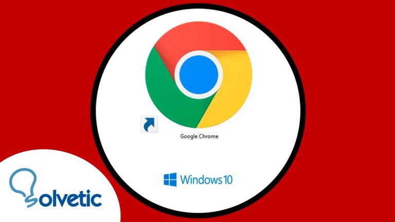 ¿Cómo poner icono de Google Chrome en el escritorio Windows 10?