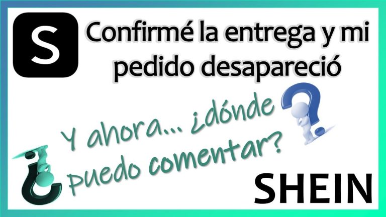 ¿Qué pasa si confirmo la entrega en SHEIN y aún no llega?