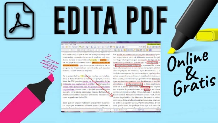 ¿Cómo escribir sobre un pdf gratis?