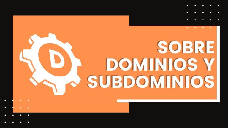 ¿Qué tipos de subdominio existen?