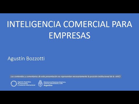 ¿Cuál es el objetivo de la inteligencia comercial?