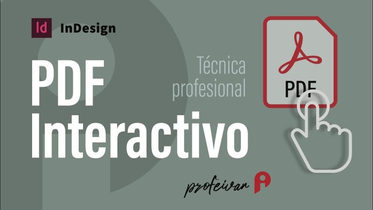 ¿Cómo hacer un PDF interactivo en InDesign 2022?