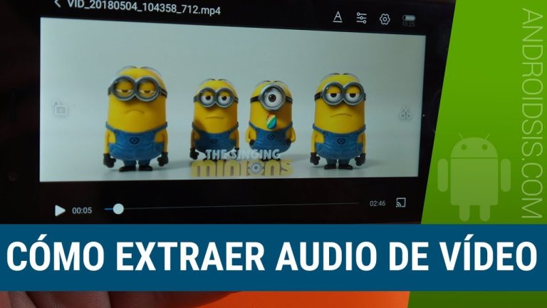 ¿Cómo pasar solo el audio de un vídeo?